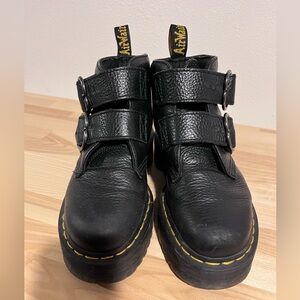 Dr. Martens Black Leather Shoes